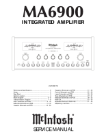 McIntosh ma-6900 - Service manual